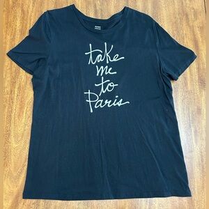 Black Old Navy Graphic Tee